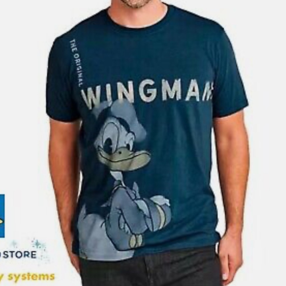 D69 T-Shirt The Original Wingman Donald Duck Disney Store